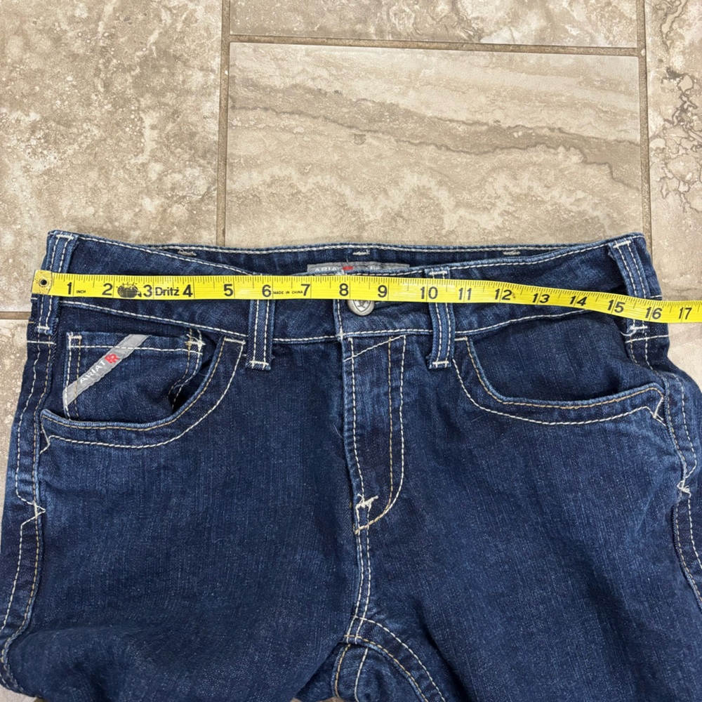 Ariat Women's FR Mid‎ Rise Bootcut Stretch Work Jeans sz 30S - Picture 11 of 14